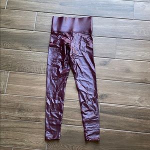 Carbon38 7/8 takara shine crocodile leggings